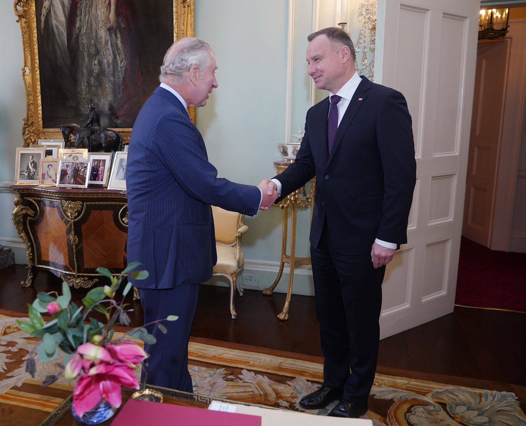 Andrzej Duda na osobistej audiencji u króla Karola