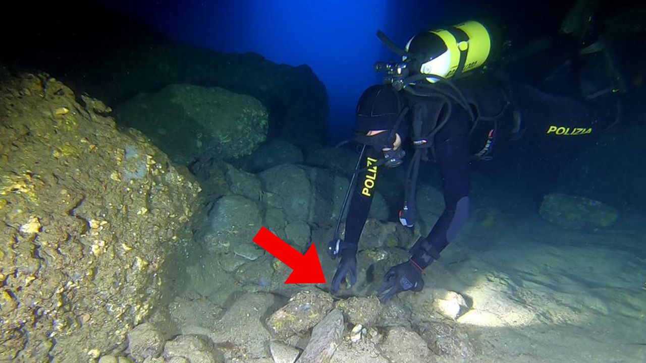 Obsidian found near the island of Capri