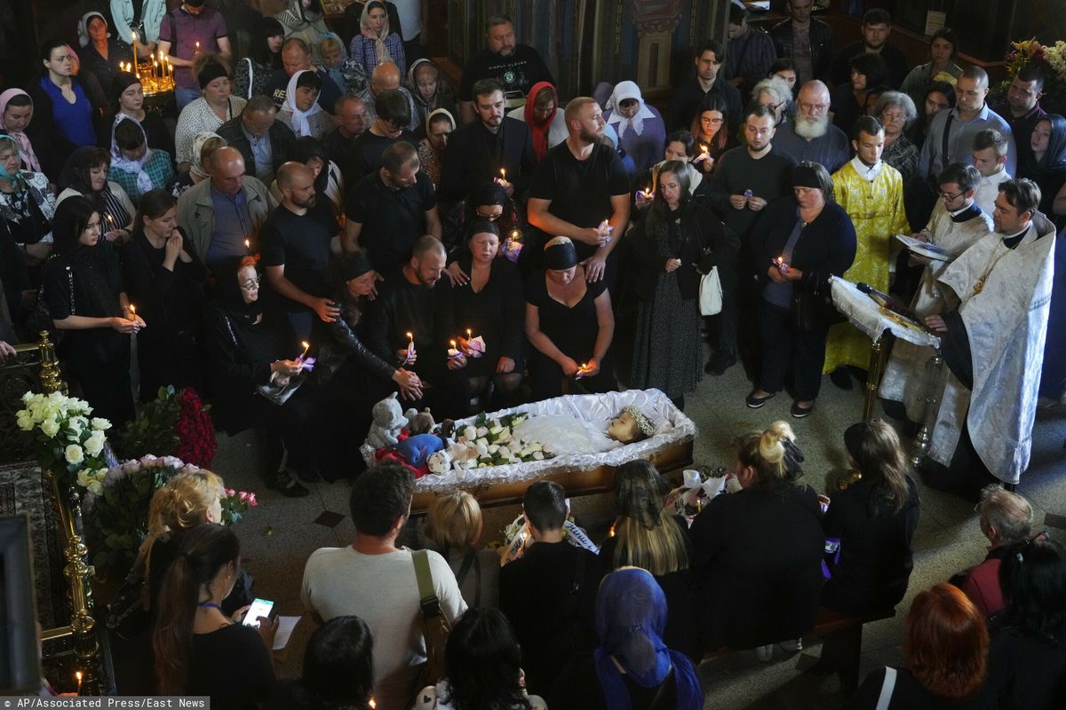 W Winnicy odbył się w niedzielę pogrzeb czteroletniej Lizy, która zginęła w krwawym ataku Rosjan