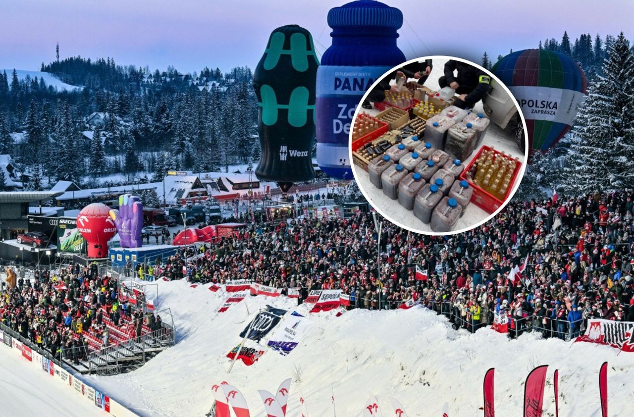 Sprzedawał alkohol na skokach w Zakopanem. Skarbówka go dorwała