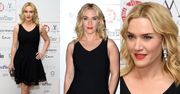 40-letnia Kate Winslet chwali się nogami w czarnej mini! (ZDJĘCIA)