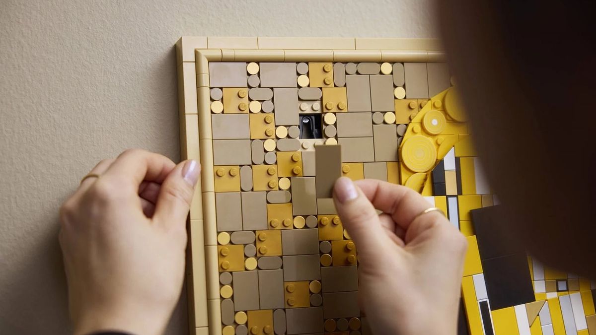 Fani klocków LEGO mogą złożyć obraz "Pocałunek" Gustava Klimta