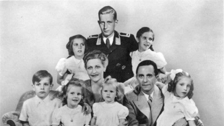 Goebbels z rodziną