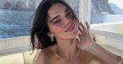 Kendall Jenner pozuje w bikini. Nie od kompletu