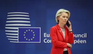 Incydent na konferencji von der Leyen. Próbował dokonać "obywatelskiego zatrzymania"