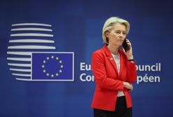 Incydent na konferencji von der Leyen. Próbował dokonać "obywatelskiego zatrzymania" szefowej KE