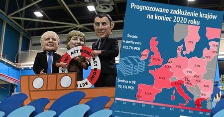 Europa tonie w długach. Średnie zadłużenie w tym roku przekroczy 100 proc. PKB