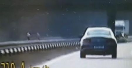 Spieszył się po nocnej zmianie. Jechał "tylko" 220 km/h