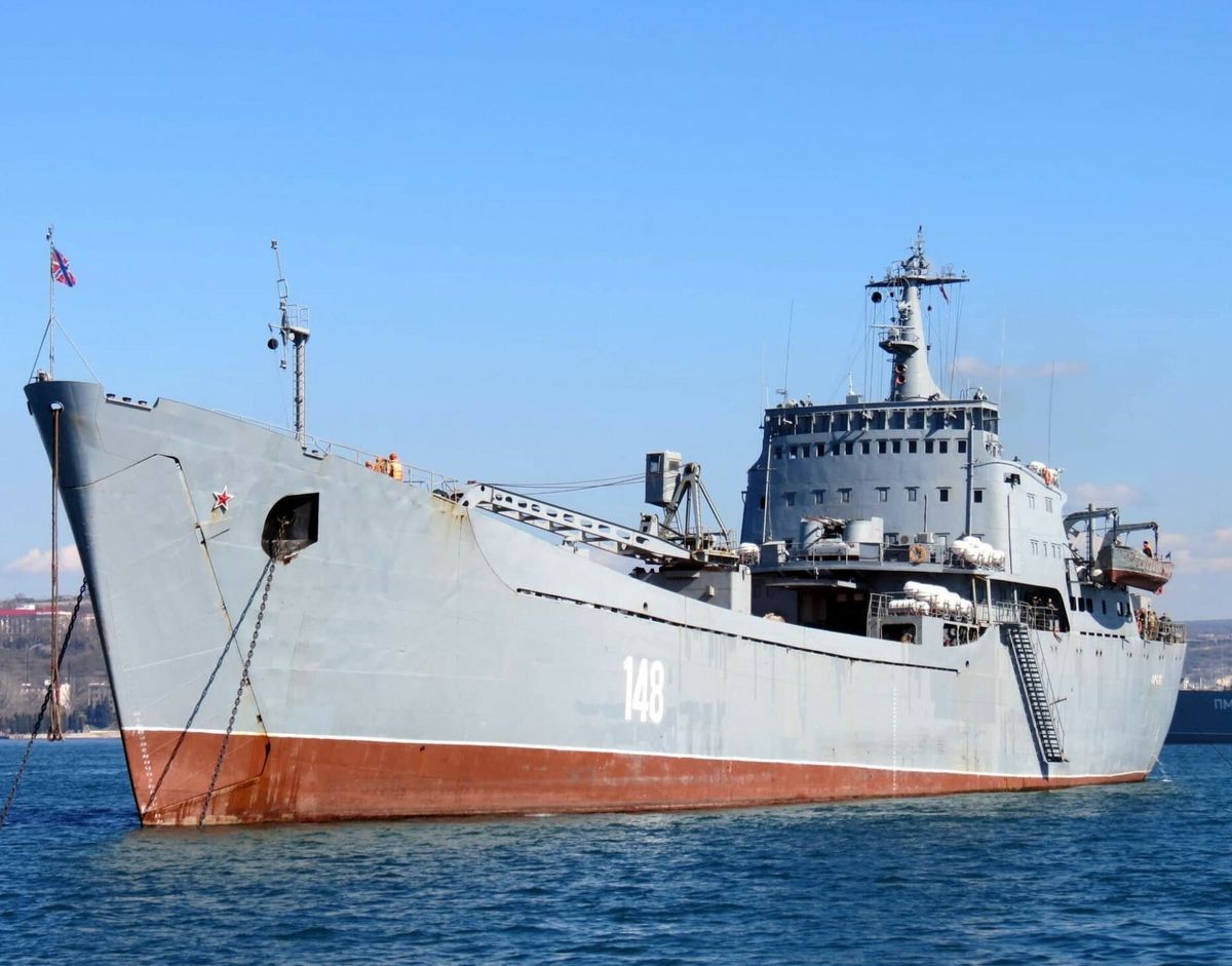 Zdjęcie ilustracyjne: okręt desantowy Floty Czarnomorskiej