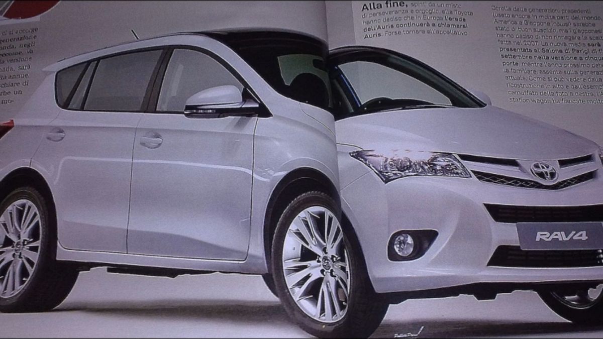 2013 Toyota RAV4 - nieoficjalna wizualizacja (źródło: quattroruote.it)
