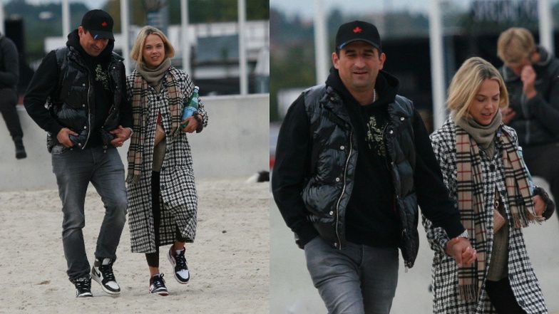 Misiek Koterski i Dagmara Bryzek na romantycznym spacerze