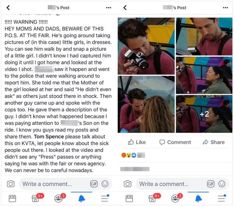 Fotograf uliczny wzięty za pedofila. W internecie rozgorzała burza 2
