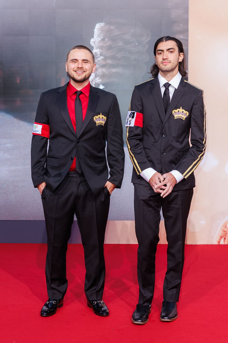 Blanket i Prince Jacksonowie na premierze filmu "Michael"
