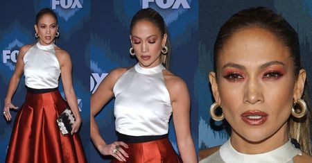 Dziwny makijaż Jennifer Lopez... (ZDJĘCIA)