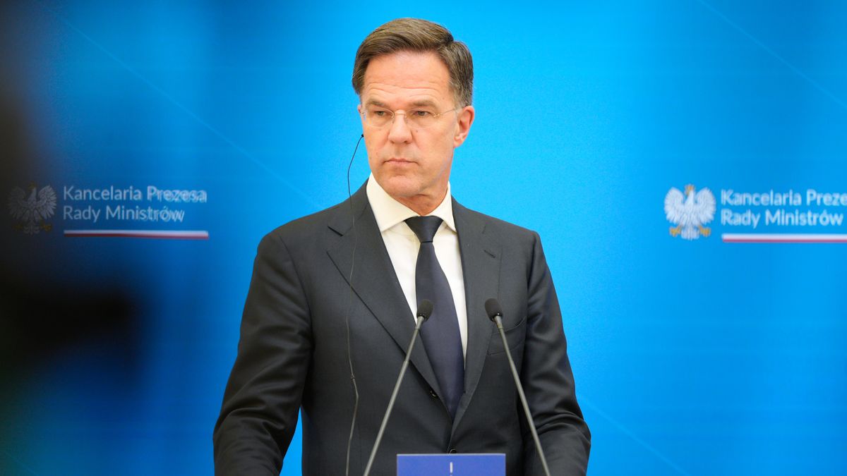 NATO Secretary General Mark Rutte meets with Polish PM Donald Tusk at the Prime Minister's Chancellery in this file photo taken in Warsaw, Poland on March, 2025. (Photo by Jaap Arriens/NurPhoto via Getty Images)
