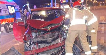 Wypadek przy ulicy Sienieńskiej w Ostrowcu Św.