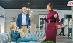 Małgorzata Socha testerką sofy w reklamie salonów Agata