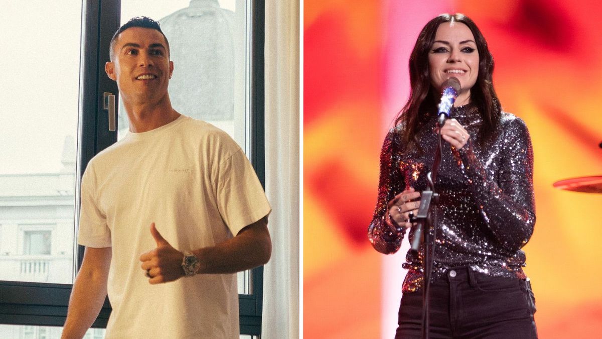 Cristiano Ronaldo i Amy Macdonald
