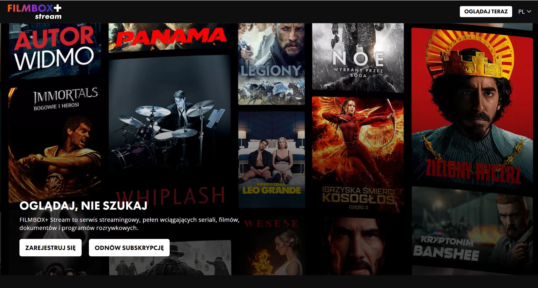 Serwis FilmBox+ Stream