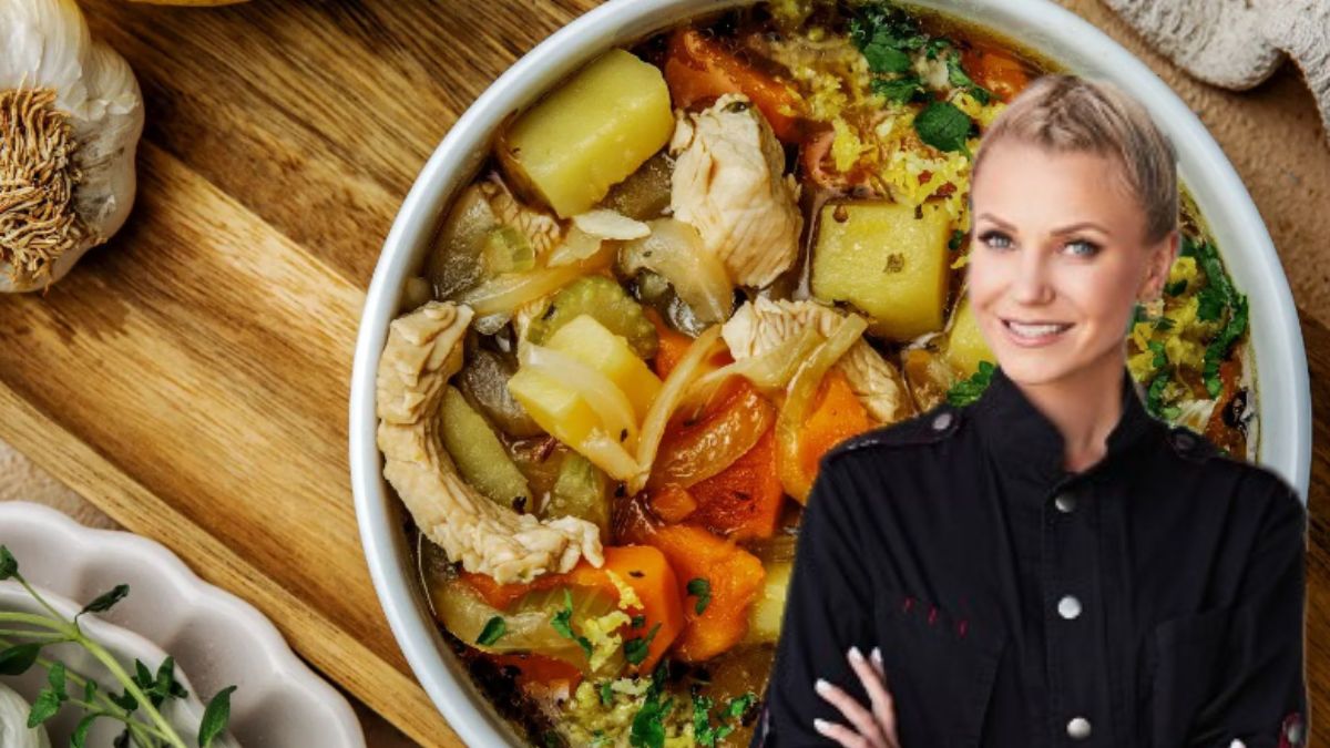 Przepis na zupę czosnkową Darii Ładochy