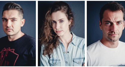 Łukasz Dziedziński, Arkadiusz Leszko, Karolina Mann i Krzysztof Dębski w Chimney