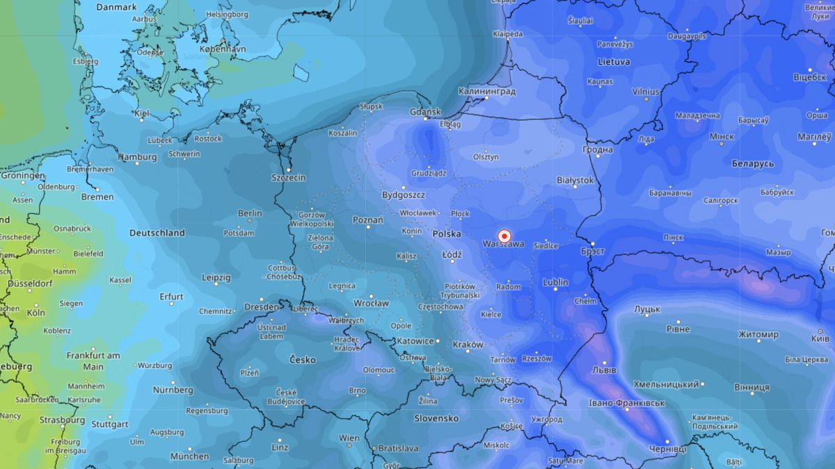 Mamy nowe mapy IMGW - najbliższe 10 dni przyniesie wiele mrozu