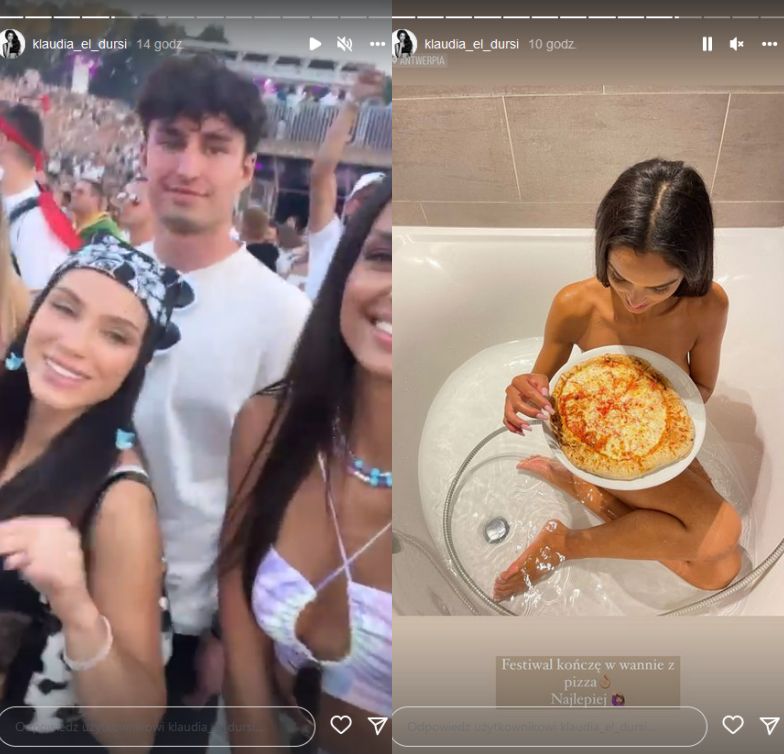Klaudia El Dursi na festiwalu