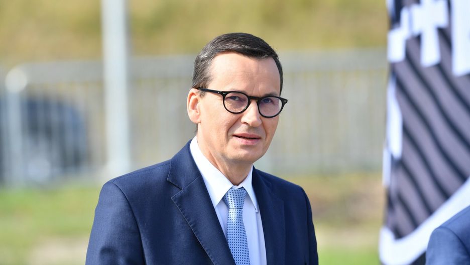 Otwarcie kana?u ?eglugowego przez Mierzej? Wi?lan?
17.09.2022 Nowy Swiat Uroczystosc otwarcia kanalu zeglugowego przez Mierzeje Wislana
Fot. Wojciech Strozyk/REPORTER
n/z: Mateusz Morawiecki
Wojciech Strozyk/REPORTER