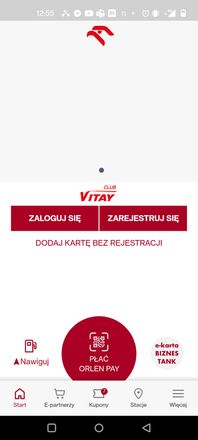 Vitay: ekran główny aplikacji