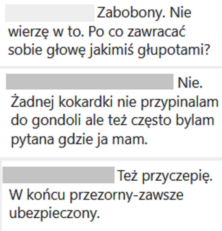 Komentarze użytkowniczek
