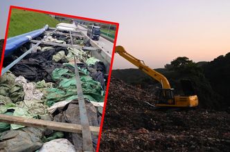 46 ton odpadów zatrzymanych na granicy. Interwencja służb