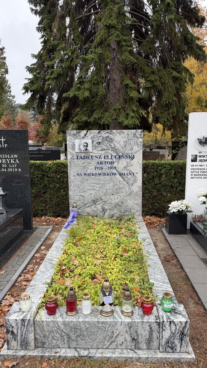 Grób Tadeusza Plucińskiego