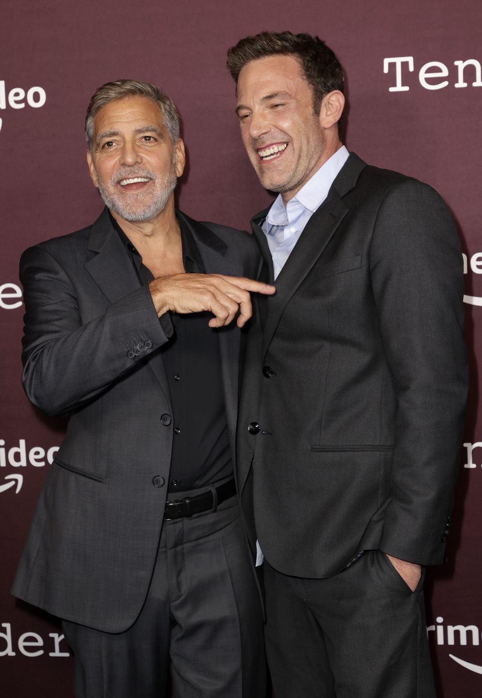 George Clooney i Ben Affleck na premierze "The Tender Bar: