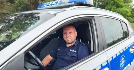 Grudziądz: Policjant z Gruty zatrzymał nietrzeźwego kierowcę po krótkim pościgu