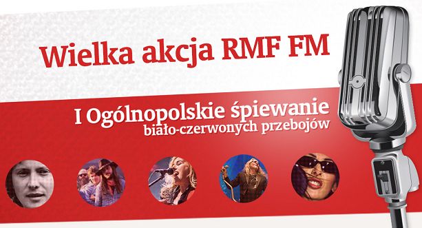 11 listopada RMF FM organizuje „Ogólnopolskie śpiewanie biało-czerwonych przebojów”