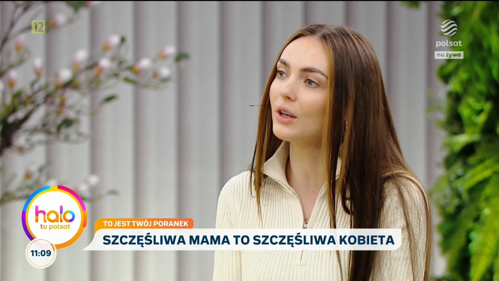 Marcela Leszczak gościem "Halo tu Polsat"