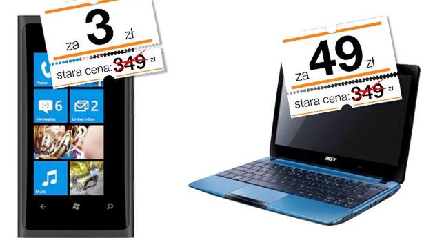 Szalony tydzień niskich cen w Orange - tanie smartfony i netbook 1