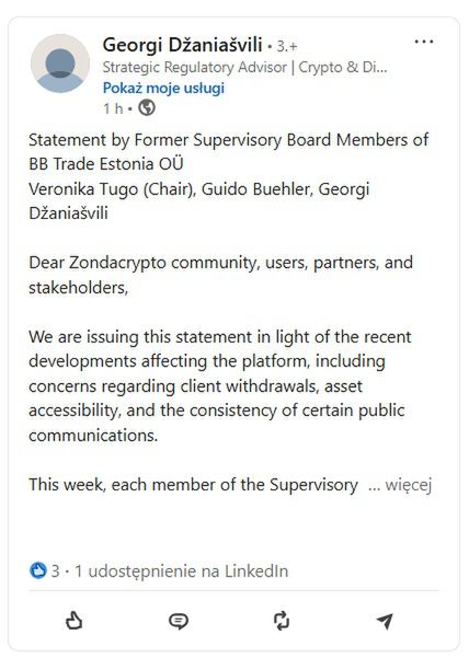 Fragment oświadczenia