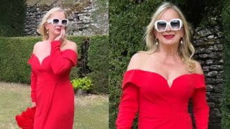 Marzena Rogalska zadaje szyku na weselu w krwistoczerwonej sukni. Fani pod wrażeniem: "Wyglądasz jak milion dolarów!"
