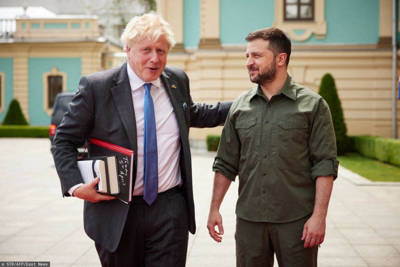 Boris Johnson miał dobre relacje z Wołodymyrem Zełenskym