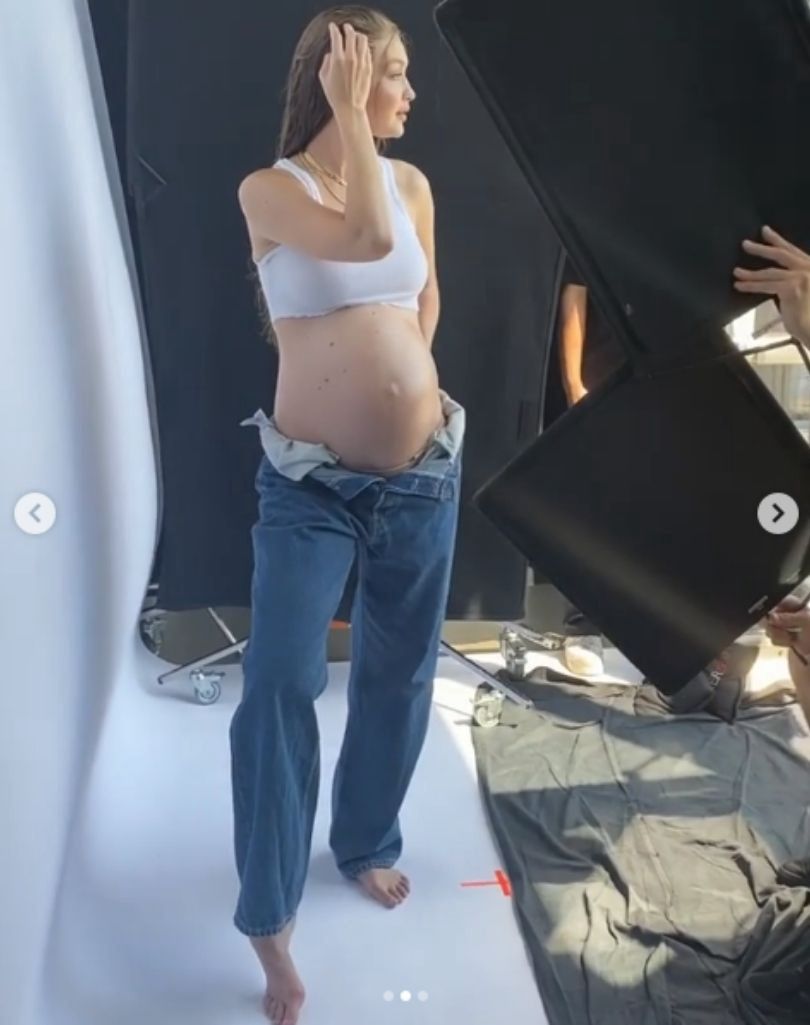 Gigi Hadid chwali się efektami ciążowej sesji zdjęciowej