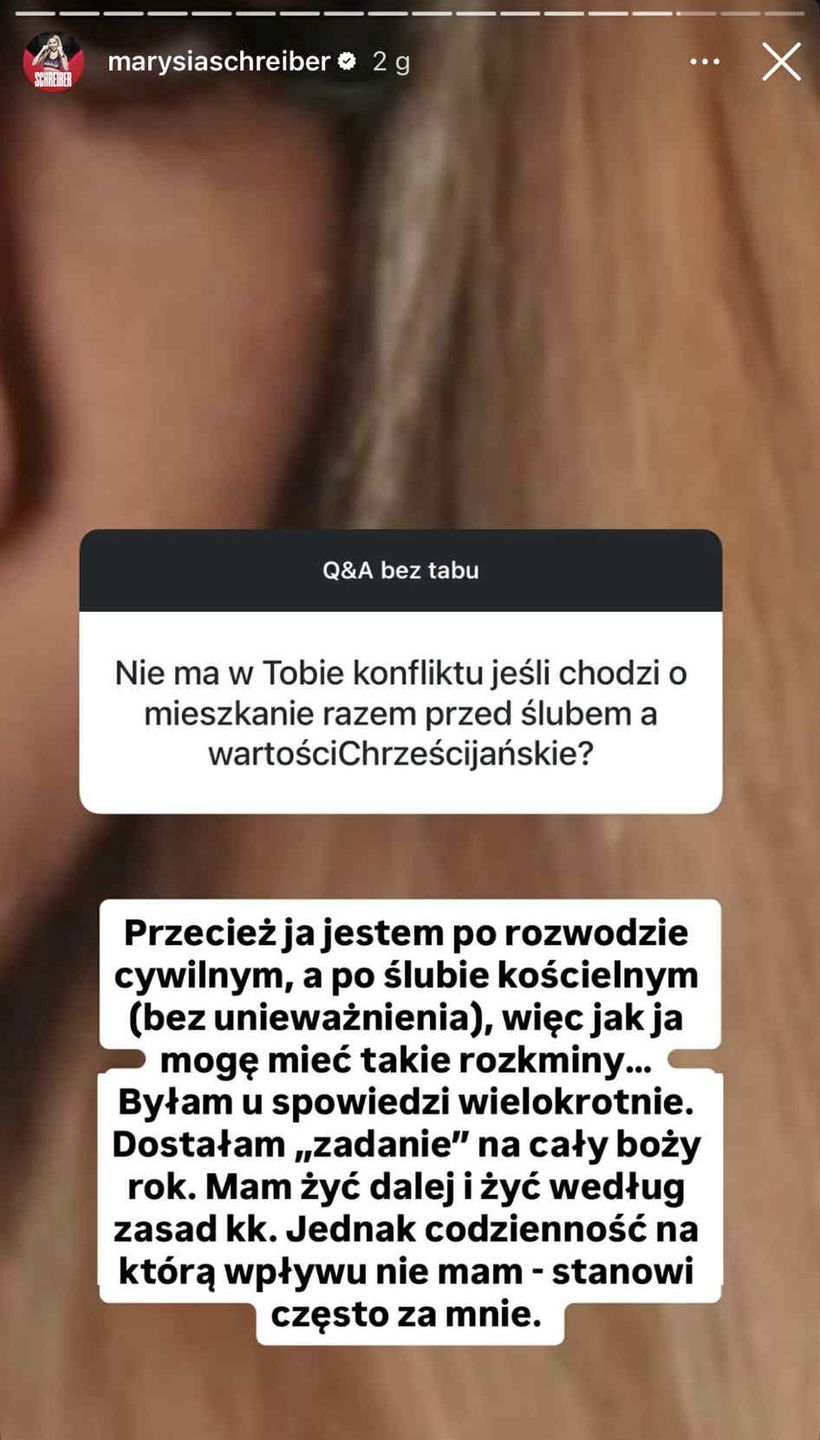 Marianna Schreiber odpowiada na pytania internautów