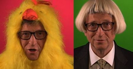 Bill Gates przebrał się za kurczaka!