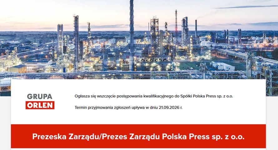 Prezes Polska Press pilnie poszukiwany. Oto wymagania