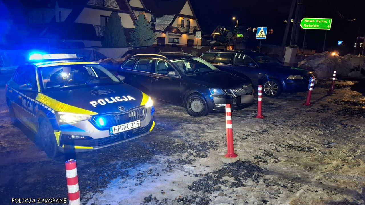 Pijany kierowca zatrzymany w Zębie. Policja zabrała mu auto