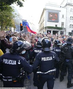 Strajk przeciwko obostrzeniom COVID-19. W Słowenii starcia z policją