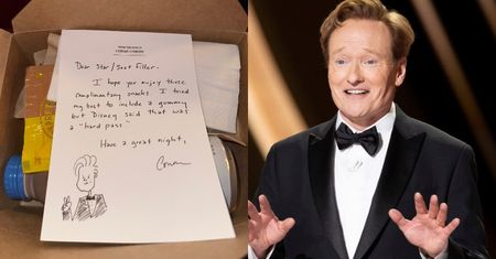 Oscary 2025. Conan O'Brien przygotował dla gości prezenty. Wydało się, co było w pudełkach pod siedzeniami!