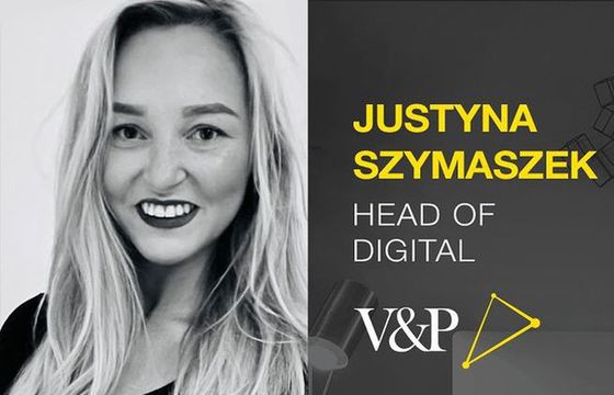 Justyna Szymaszek szefową działu digital w V&amp;P