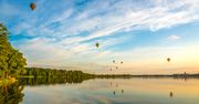 "Mała Kapadocja" na Mazurach. Setki balonów tworzą obraz jak bajki