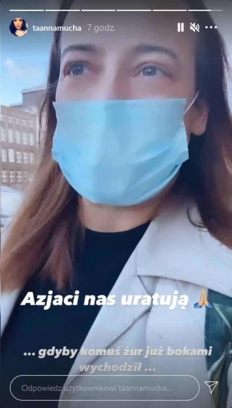Anna Mucha narzeka na zamknięte sklepy
